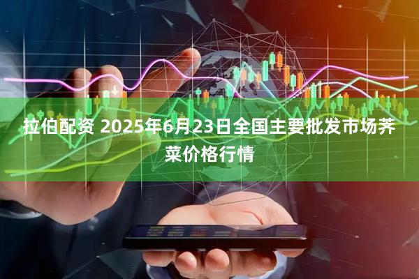 拉伯配资 2025年6月23日全国主要批发市场荠菜价格行情